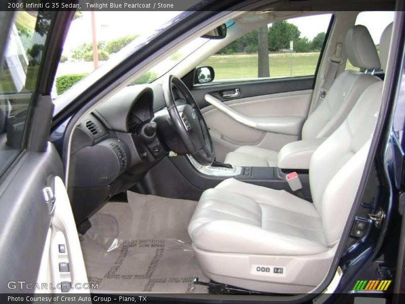 Twilight Blue Pearlcoat / Stone 2006 Infiniti G 35 Sedan