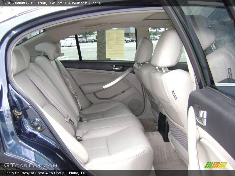 Twilight Blue Pearlcoat / Stone 2006 Infiniti G 35 Sedan
