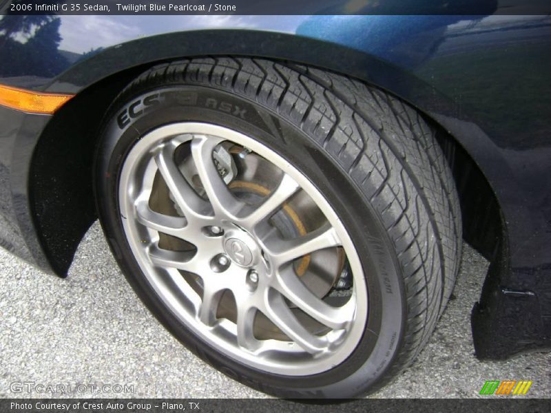 Twilight Blue Pearlcoat / Stone 2006 Infiniti G 35 Sedan
