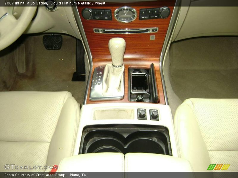 Liquid Platinum Metallic / Wheat 2007 Infiniti M 35 Sedan