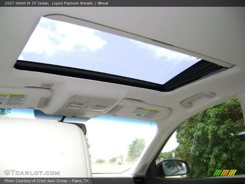Liquid Platinum Metallic / Wheat 2007 Infiniti M 35 Sedan