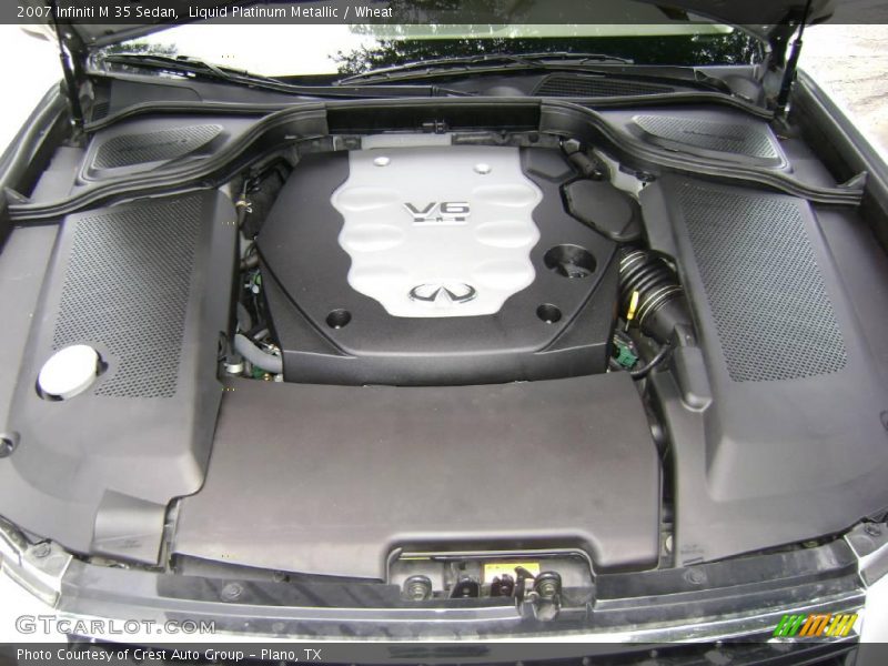 Liquid Platinum Metallic / Wheat 2007 Infiniti M 35 Sedan