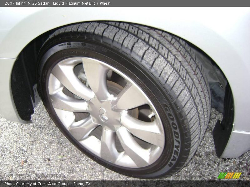 Liquid Platinum Metallic / Wheat 2007 Infiniti M 35 Sedan