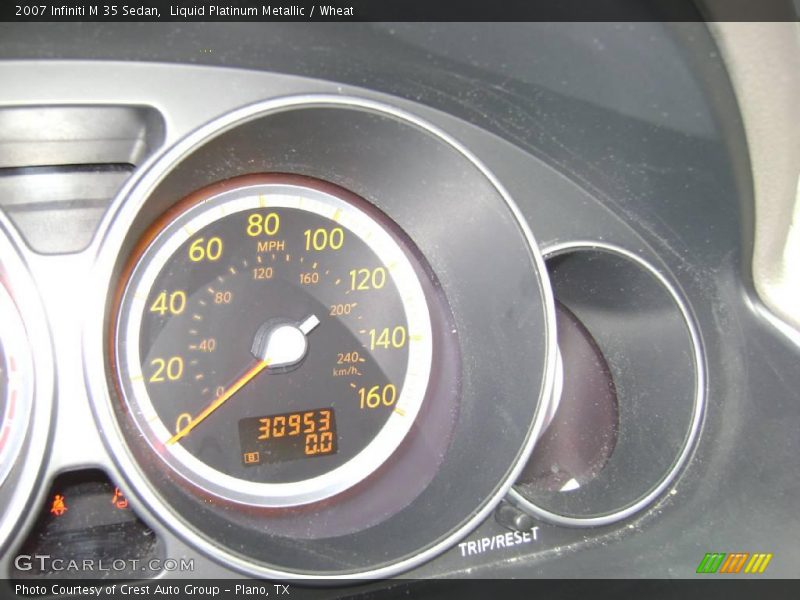 Liquid Platinum Metallic / Wheat 2007 Infiniti M 35 Sedan
