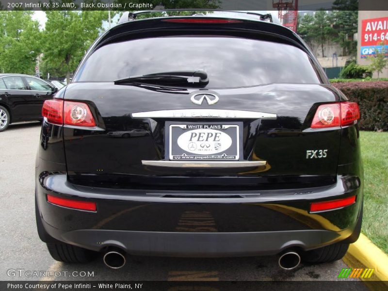 Black Obsidian / Graphite 2007 Infiniti FX 35 AWD
