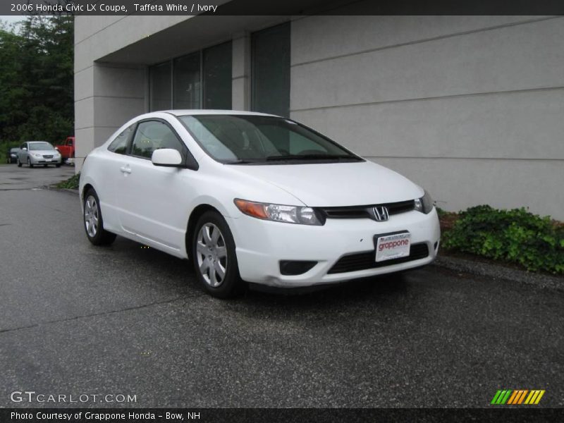 Taffeta White / Ivory 2006 Honda Civic LX Coupe