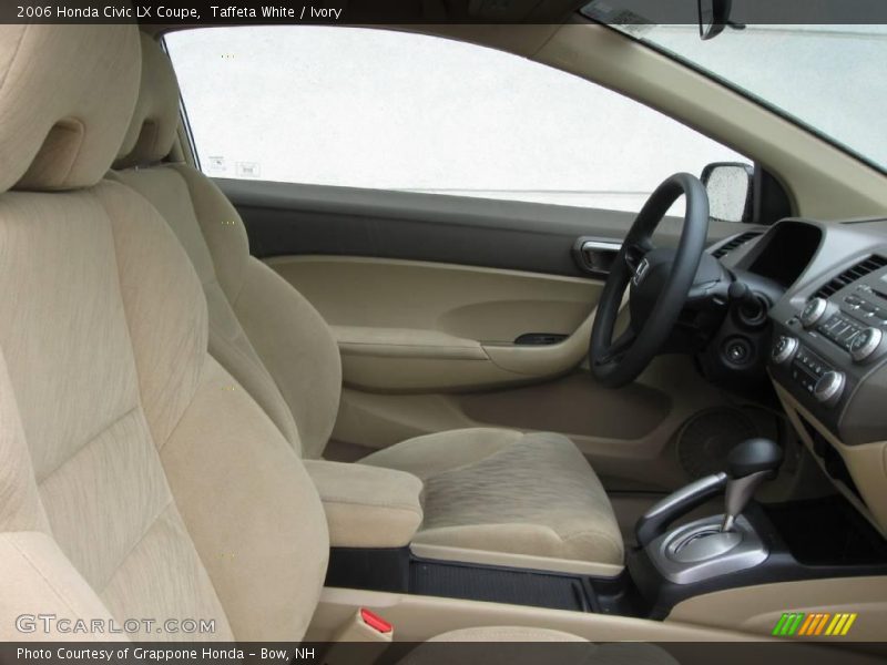 Taffeta White / Ivory 2006 Honda Civic LX Coupe