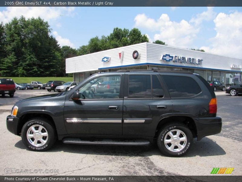 Carbon Black Metallic / Light Gray 2005 GMC Envoy SLT 4x4