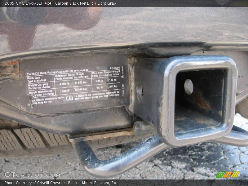 Carbon Black Metallic / Light Gray 2005 GMC Envoy SLT 4x4