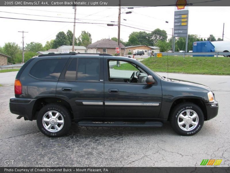 Carbon Black Metallic / Light Gray 2005 GMC Envoy SLT 4x4