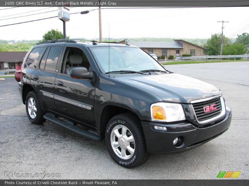 Carbon Black Metallic / Light Gray 2005 GMC Envoy SLT 4x4
