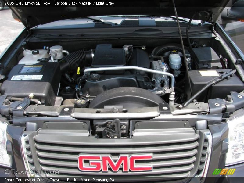 Carbon Black Metallic / Light Gray 2005 GMC Envoy SLT 4x4