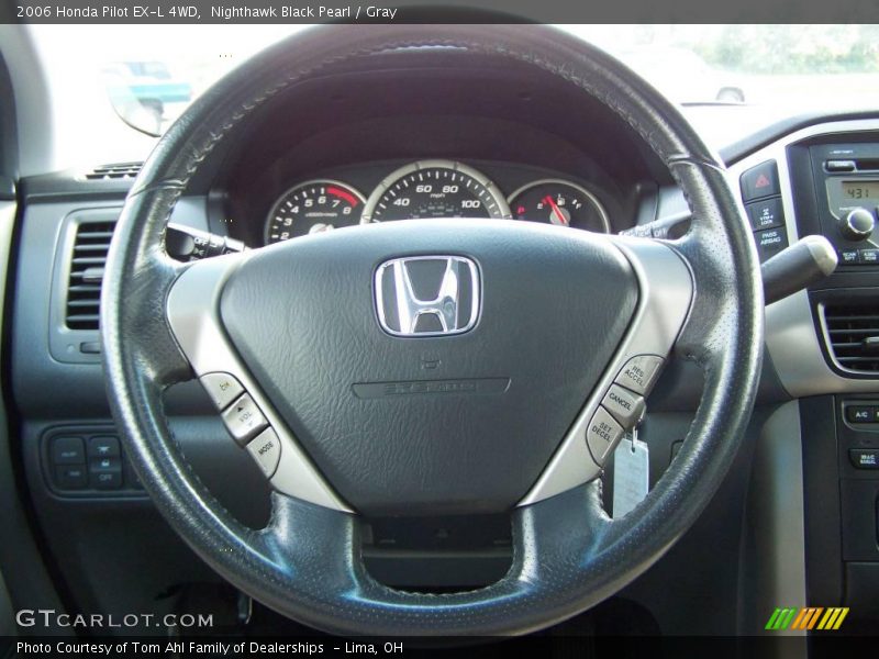 Nighthawk Black Pearl / Gray 2006 Honda Pilot EX-L 4WD