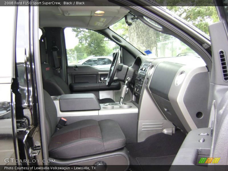 Black / Black 2008 Ford F150 Sport SuperCrew