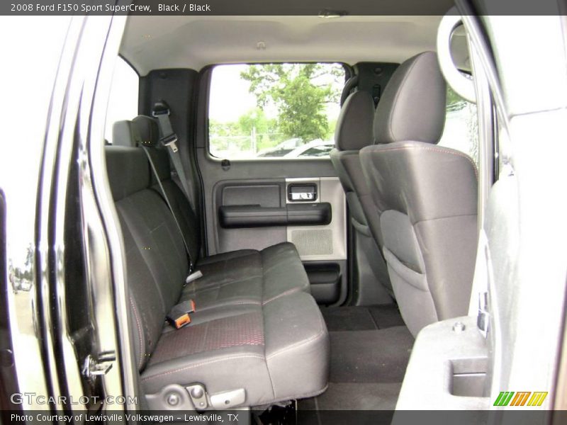 Black / Black 2008 Ford F150 Sport SuperCrew