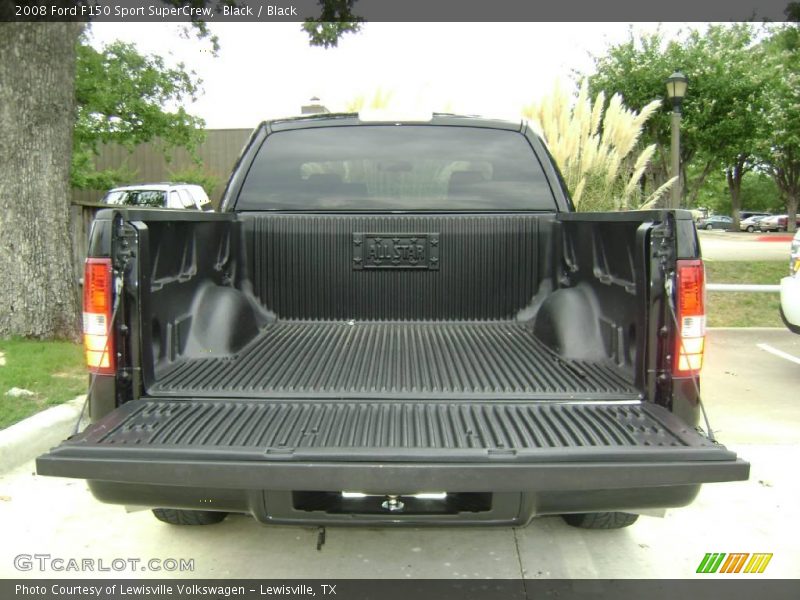 Black / Black 2008 Ford F150 Sport SuperCrew