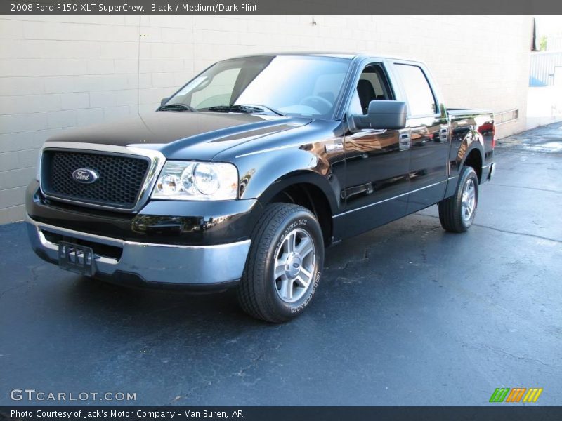 Black / Medium/Dark Flint 2008 Ford F150 XLT SuperCrew