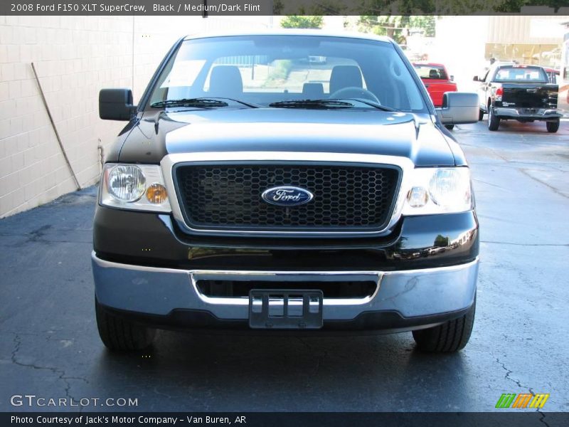 Black / Medium/Dark Flint 2008 Ford F150 XLT SuperCrew