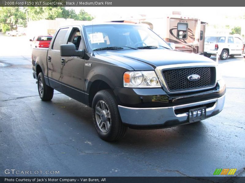 Black / Medium/Dark Flint 2008 Ford F150 XLT SuperCrew