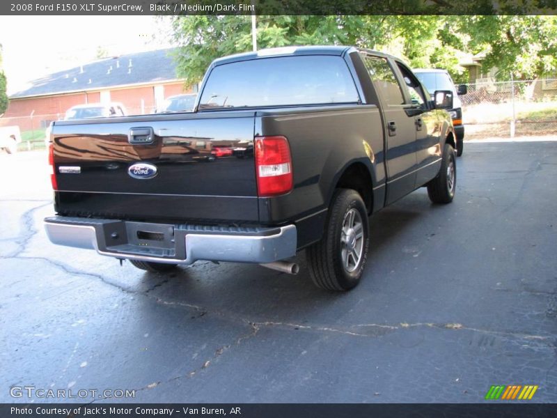 Black / Medium/Dark Flint 2008 Ford F150 XLT SuperCrew