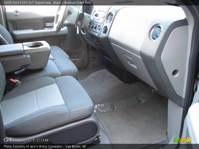 Black / Medium/Dark Flint 2008 Ford F150 XLT SuperCrew