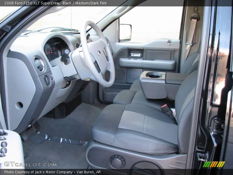 Black / Medium/Dark Flint 2008 Ford F150 XLT SuperCrew