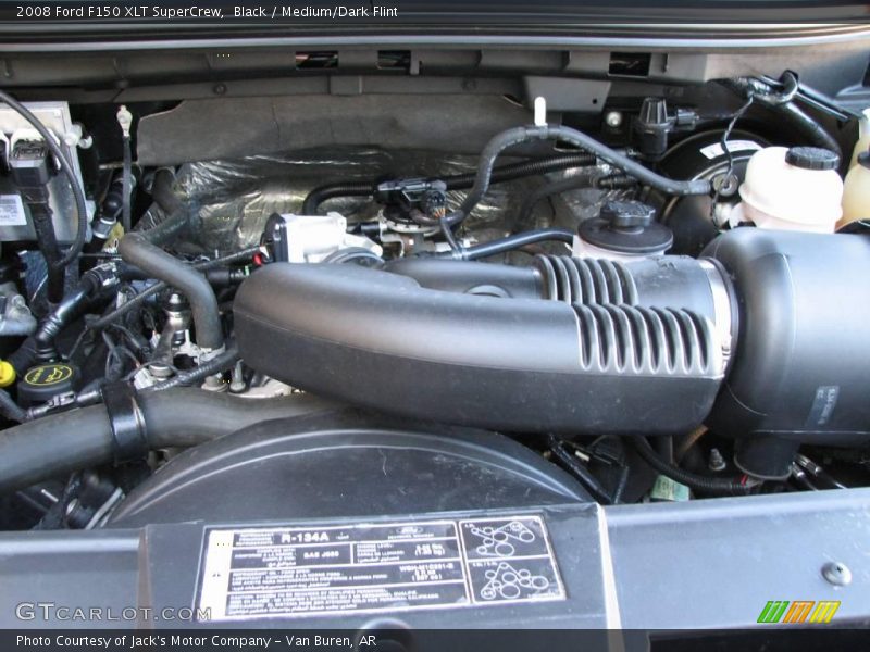 Black / Medium/Dark Flint 2008 Ford F150 XLT SuperCrew
