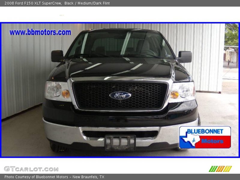 Black / Medium/Dark Flint 2008 Ford F150 XLT SuperCrew