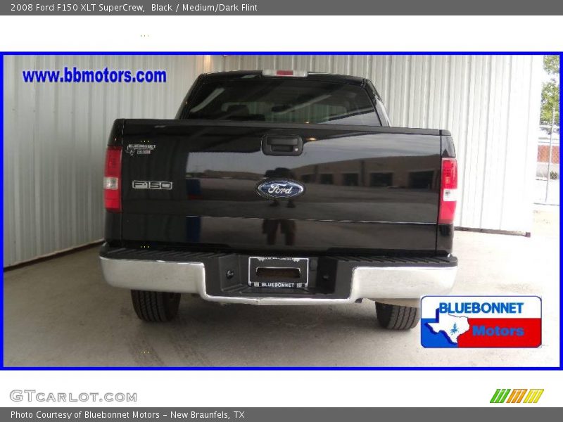 Black / Medium/Dark Flint 2008 Ford F150 XLT SuperCrew
