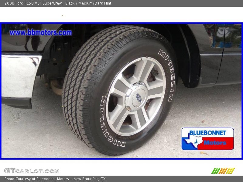 Black / Medium/Dark Flint 2008 Ford F150 XLT SuperCrew