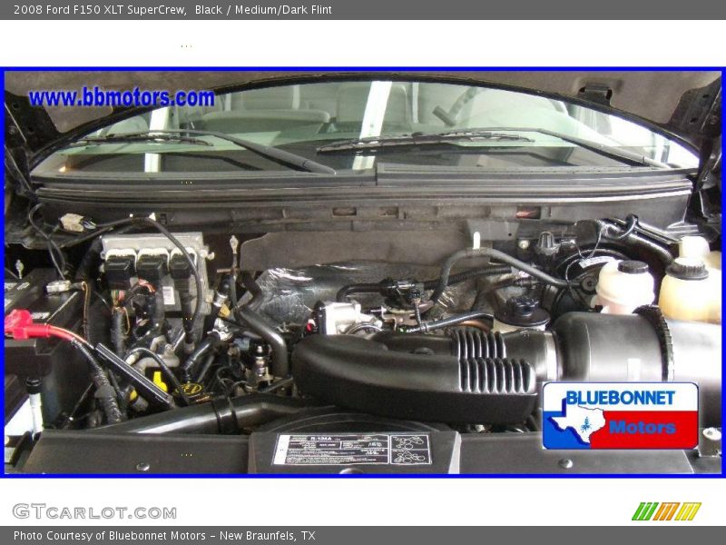 Black / Medium/Dark Flint 2008 Ford F150 XLT SuperCrew