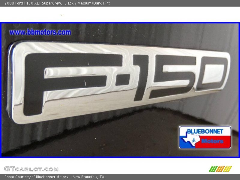 Black / Medium/Dark Flint 2008 Ford F150 XLT SuperCrew