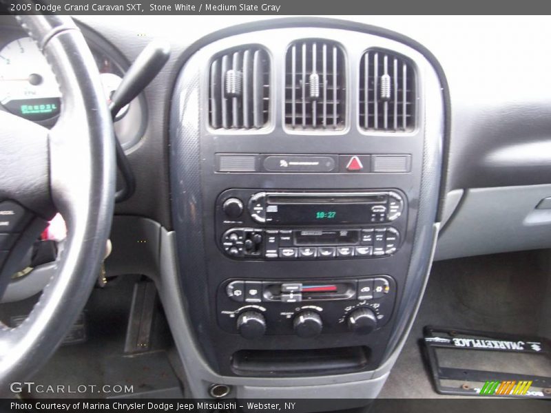 Stone White / Medium Slate Gray 2005 Dodge Grand Caravan SXT