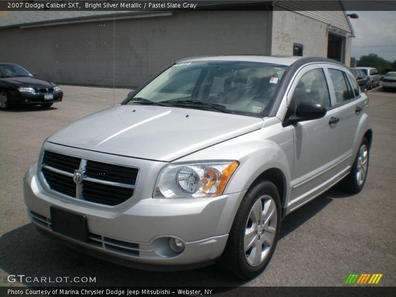 Bright Silver Metallic / Pastel Slate Gray 2007 Dodge Caliber SXT