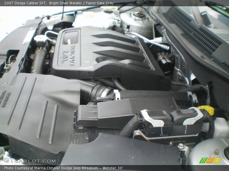 Bright Silver Metallic / Pastel Slate Gray 2007 Dodge Caliber SXT