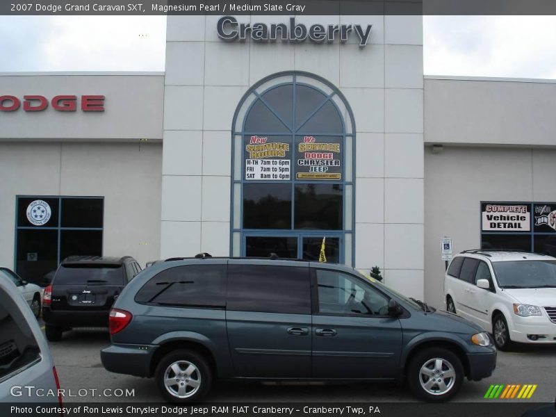 Magnesium Pearl / Medium Slate Gray 2007 Dodge Grand Caravan SXT