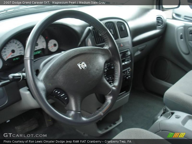 Magnesium Pearl / Medium Slate Gray 2007 Dodge Grand Caravan SXT