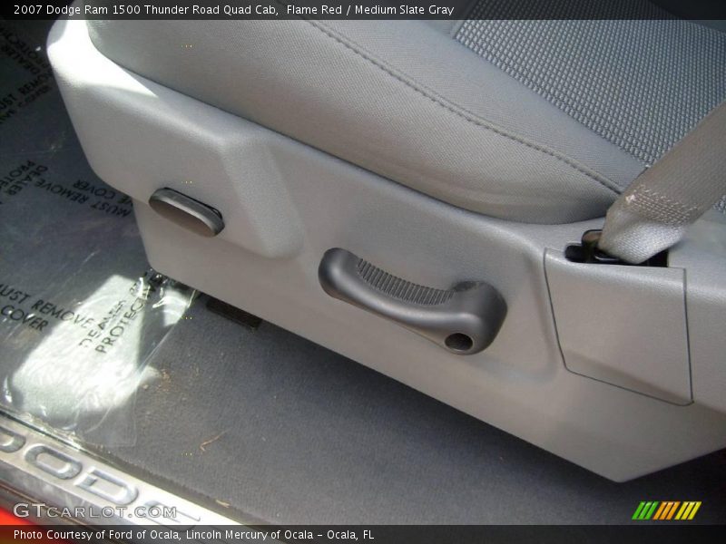 Flame Red / Medium Slate Gray 2007 Dodge Ram 1500 Thunder Road Quad Cab