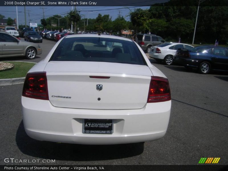 Stone White / Dark Slate Gray 2008 Dodge Charger SE