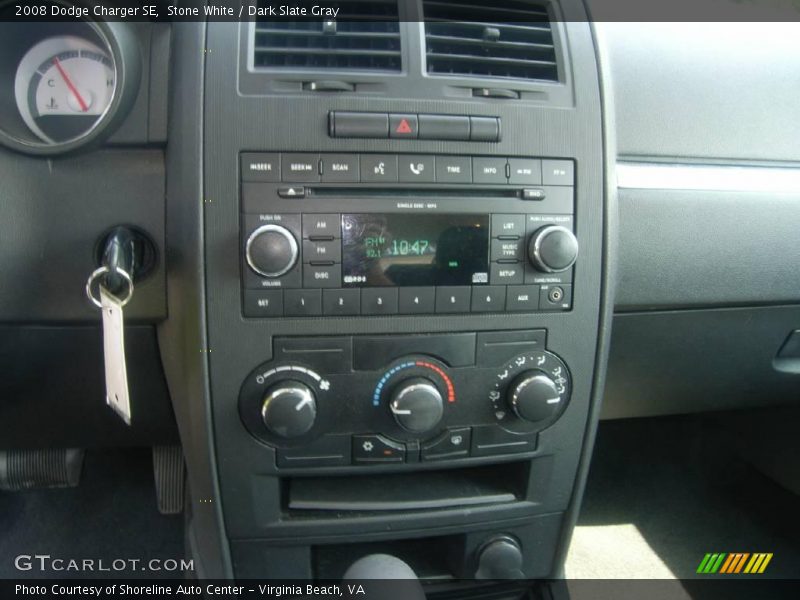 Stone White / Dark Slate Gray 2008 Dodge Charger SE