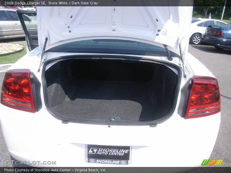 Stone White / Dark Slate Gray 2008 Dodge Charger SE