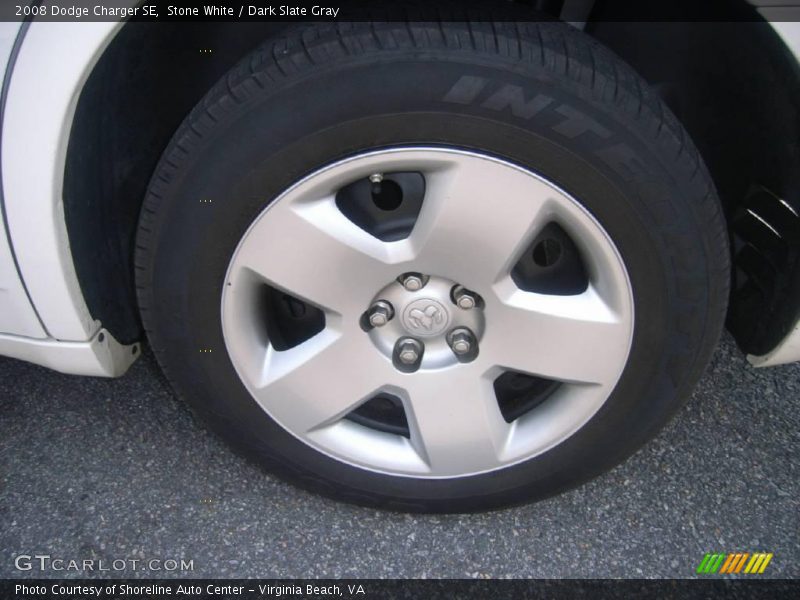 Stone White / Dark Slate Gray 2008 Dodge Charger SE