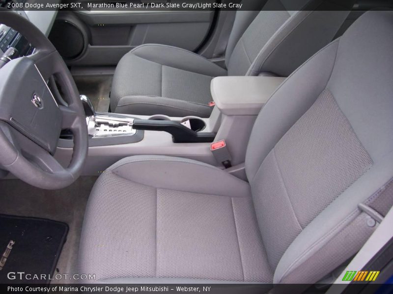 Marathon Blue Pearl / Dark Slate Gray/Light Slate Gray 2008 Dodge Avenger SXT