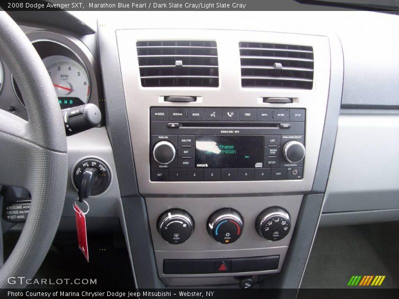 Marathon Blue Pearl / Dark Slate Gray/Light Slate Gray 2008 Dodge Avenger SXT