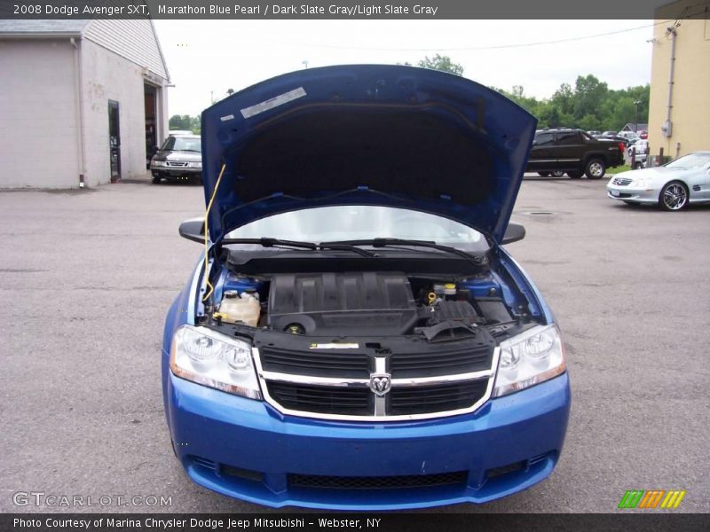 Marathon Blue Pearl / Dark Slate Gray/Light Slate Gray 2008 Dodge Avenger SXT
