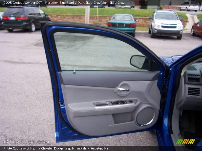 Marathon Blue Pearl / Dark Slate Gray/Light Slate Gray 2008 Dodge Avenger SXT