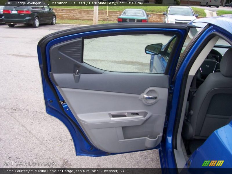 Marathon Blue Pearl / Dark Slate Gray/Light Slate Gray 2008 Dodge Avenger SXT