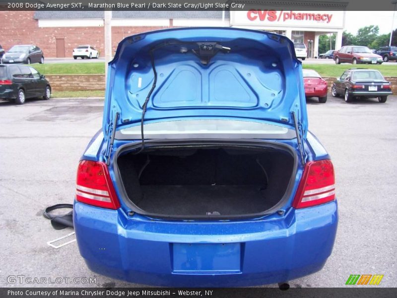 Marathon Blue Pearl / Dark Slate Gray/Light Slate Gray 2008 Dodge Avenger SXT
