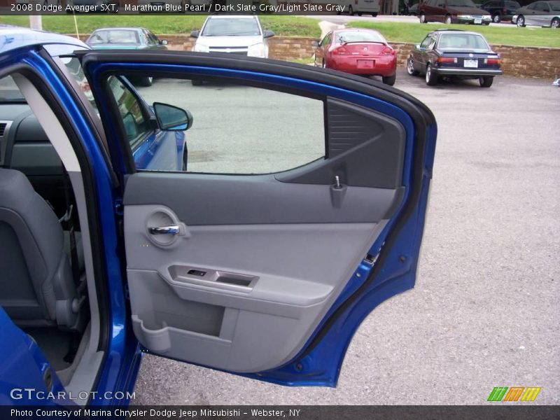 Marathon Blue Pearl / Dark Slate Gray/Light Slate Gray 2008 Dodge Avenger SXT