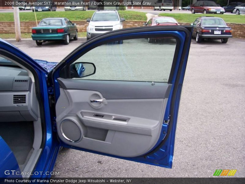 Marathon Blue Pearl / Dark Slate Gray/Light Slate Gray 2008 Dodge Avenger SXT